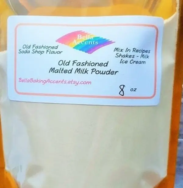 Old Fashioned Malted Milk Powder - Milk Shakes - Protein Shakes - Dry Milk Powder - Cakes, Cupcakes, Brownies, Frosting, Fillings (4 oz) - Image 3