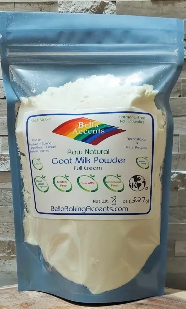 Full Cream Raw Goat Milk Powder 100% Pure Goat Milk - Clean Label 1 Ingredient - All Natural Hormone Free - Free Range Goats Dairy Powders 4oz. - Image 2